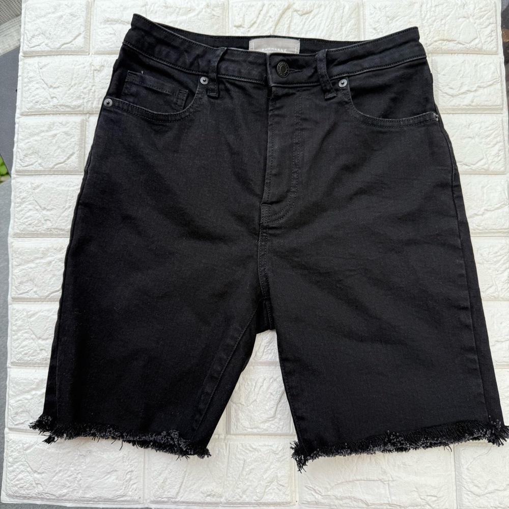Everlane The Denim Modest Cutoff Short  Black 29